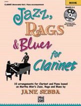 Jazz, Rags and Blues for Clarinet BK/CD cover